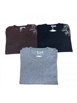 Maglia Ricamo 305 - Gaia B Maglieria e t-shirt donna GAIAB305