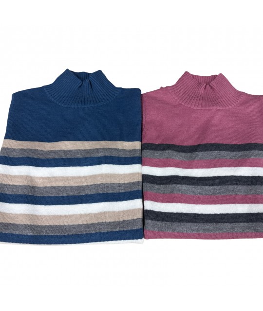 Maglia Righe B326 - Gaia B Maglieria e t-shirt donna GAIABB326