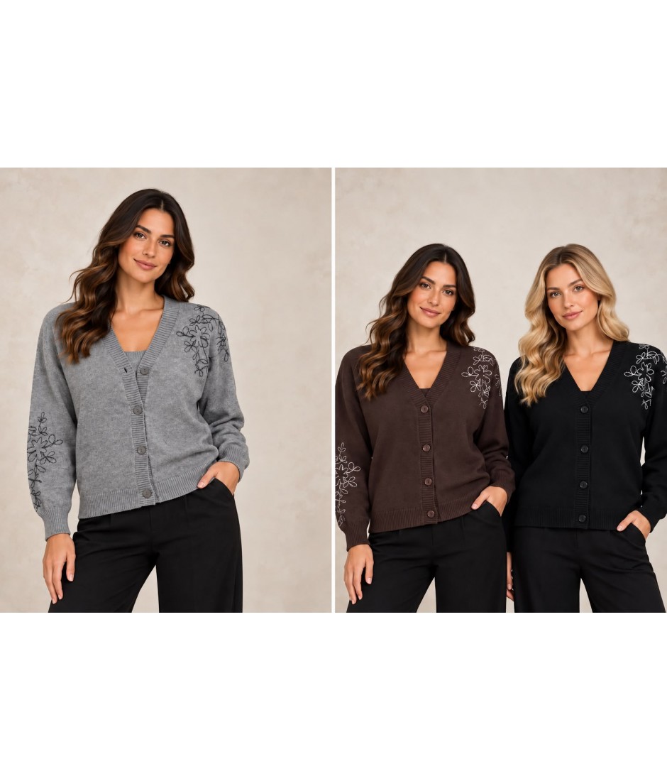 Twin-set Ricami B303AB - Gaia B Twin-set donna GAIAB303AB