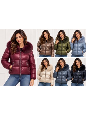 Giubbotto Pelliccia 2259 - Moda Più Anna Cappotti e giubbotti MPA2259