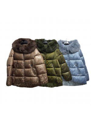 Giubbotto Pelliccia 2259 - Moda Più Anna Cappotti e giubbotti MPA2259