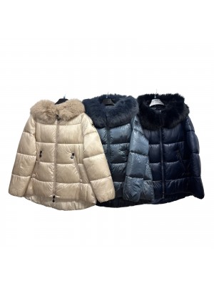 Giubbotto Pelliccia 2259 - Moda Più Anna Cappotti e giubbotti MPA2259