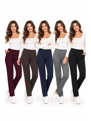 Pantaloni Basic Punto Milano 12002 - Donna Mara Pantaloni donna DM12002
