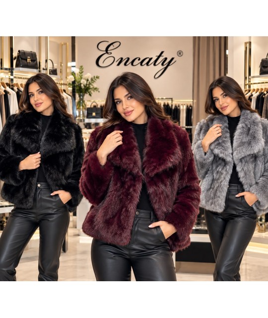 Pelliccia Ecologica 2513 - Encaty Pellicce ecologiche donna  EC2513