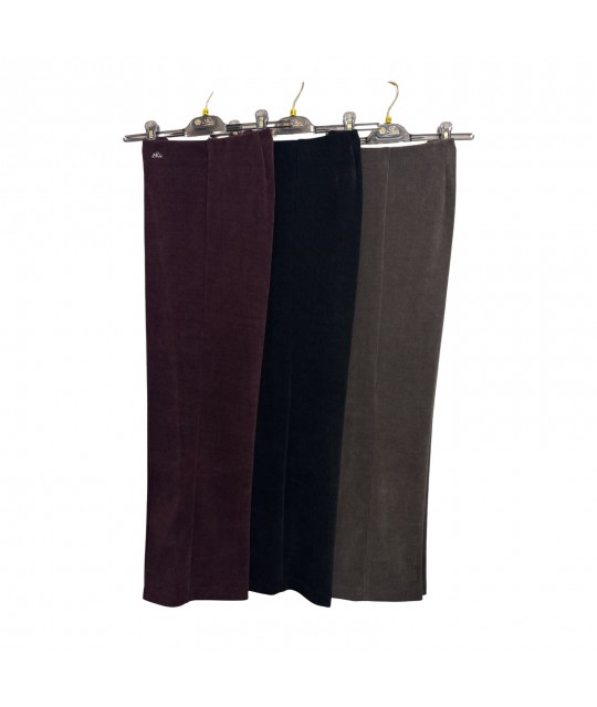 Pantaloni Vellutino Manuela - Perla Oversize Pantaloni donna POMANUELA