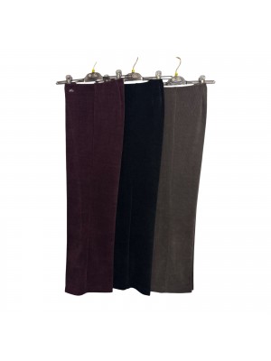 Pantaloni Vellutino Manuela - Perla Oversize Pantaloni donna POMANUELA