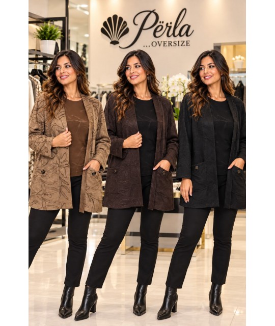 Spolverino Ricamo - Perla Oversize Spolverini e Coprispalle PORICAMO