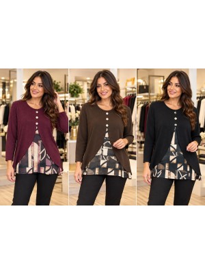Maglia Curvy Giorgia - Equilibrio Maglieria e t-shirt donna EQGIORGIA