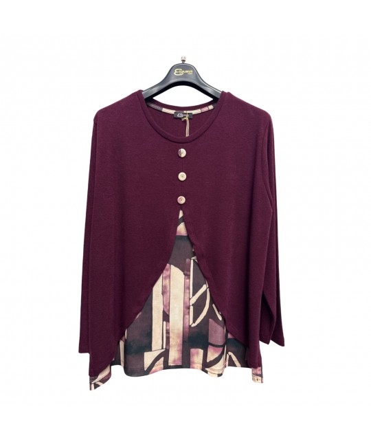 Maglia Curvy Giorgia - Equilibrio Maglieria e t-shirt donna EQGIORGIA