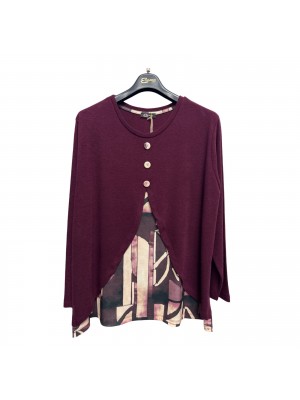 Maglia Curvy Giorgia - Equilibrio Maglieria e t-shirt donna EQGIORGIA