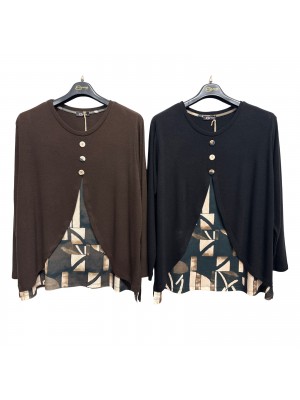 Maglia Curvy Giorgia - Equilibrio Maglieria e t-shirt donna EQGIORGIA