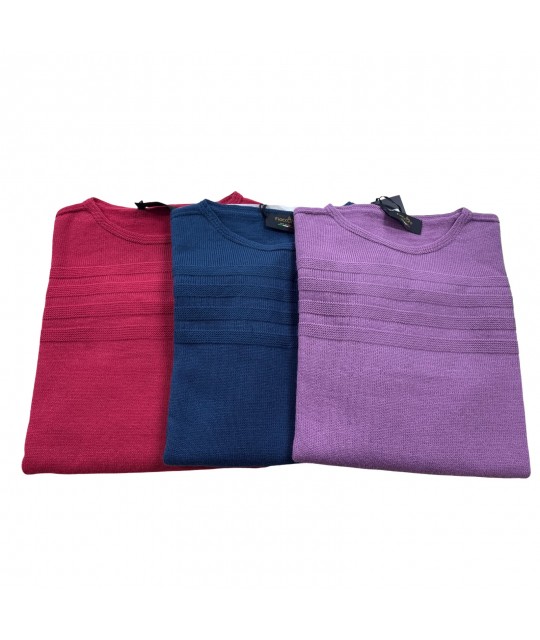 Maglia Girocollo 10653 - Chiara Oro Maglieria e t-shirt donna FO10653