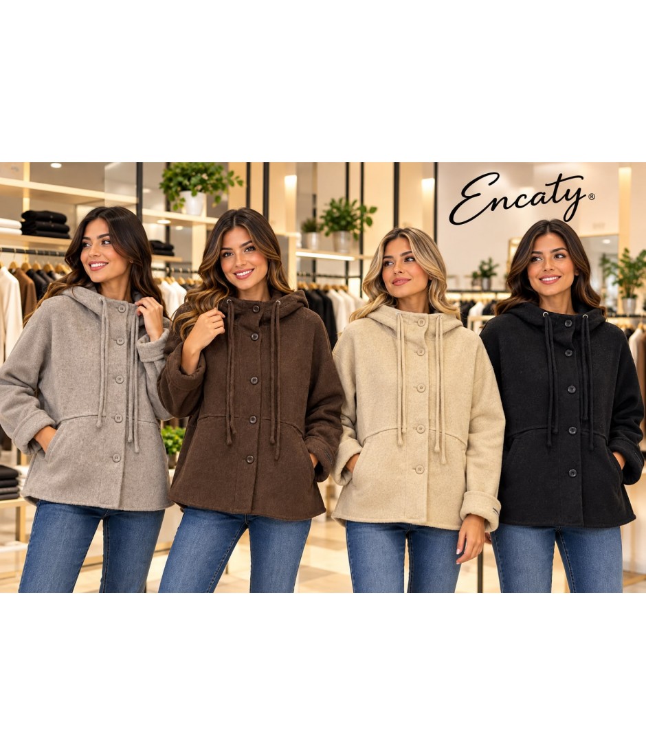 Cappottino Lana Cotta 7607 - Encaty Cappotti e giubbotti EC7607