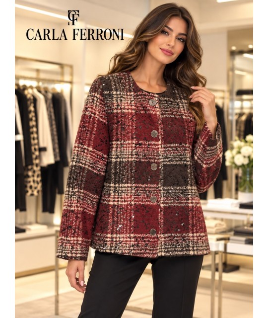 Cappottino Fantasia 70382 - Carla Ferroni Cappotti e giubbotti CF70382