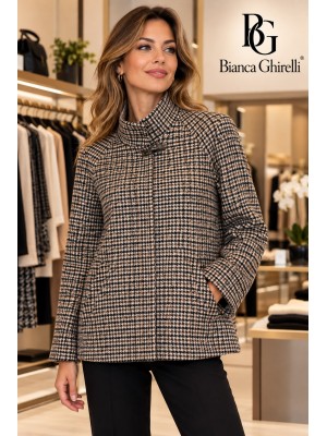 Cappetta Pied-de-poule 45/2026 - Bianca Ghirelli Cappotti e giubbotti BG45/2026