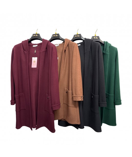 Cappottina Cappuccio Aurora - Perla Oversize Cappotti e giubbotti POAURORA