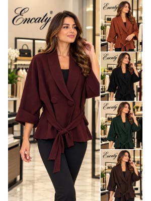 Maglia Giacca K1539 -Encaty Maglieria e t-shirt donna ECK1539