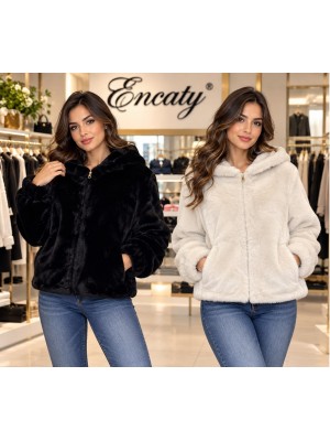 Pelliccia Ecologica 25092 - Encaty Pellicce ecologiche donna  EC25092