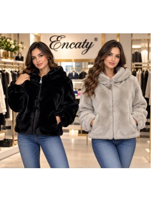Pelliccia Ecologica 1650 - Encaty Pellicce ecologiche donna  EC1650