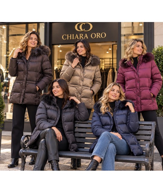 Giubbotto Ecopelliccia Video - Chiara Oro Cappotti e giubbotti COVIDEO