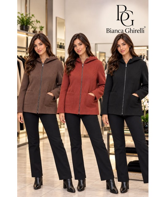 Cappottino Zip 51/2026TU - Bianca Ghirelli Cappotti e giubbotti BG51/2026TU