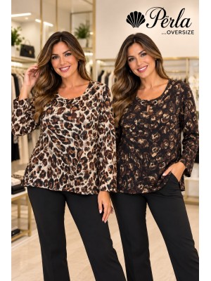 Maglia Franca Fantasia - Perla Oversize Maglieria e t-shirt donna POFRANCAFANT