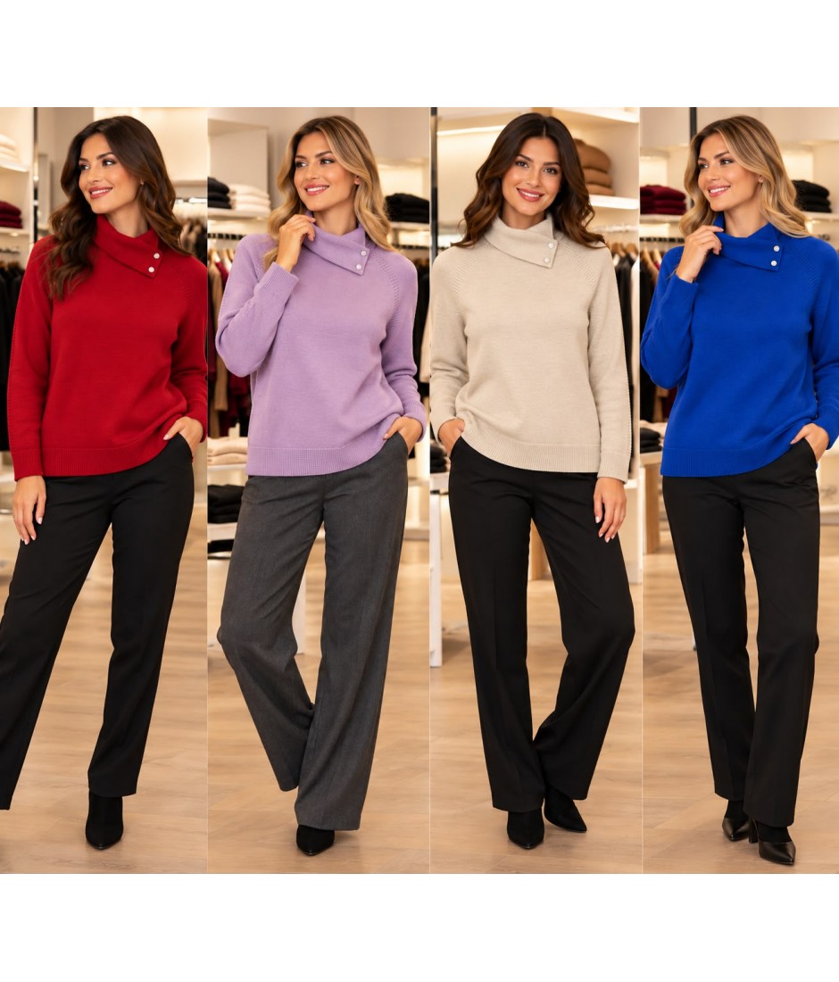 Maglia Lana P26CS233 - Puralana Maglieria e t-shirt donna PLP26CS233