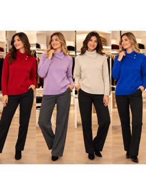 Maglia Lana P26CS233 - Puralana Maglieria e t-shirt donna PLP26CS233