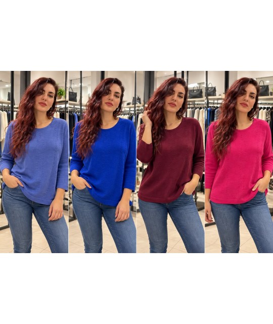 Maglia Curvy P26G243-O - Pura Lana Maglieria e t-shirt donna PLP26G243-O