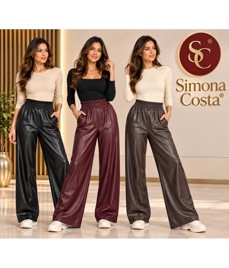 Pantaloni Ecopelle 11983 - Simona Costa Pantaloni donna SC11983