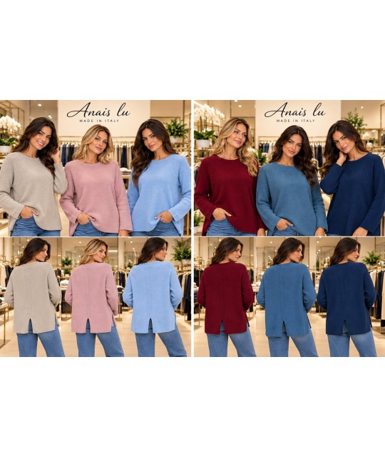 Maglia Misto Lana AI26G487 - Anais Lu Maglieria e t-shirt donna ALAI26G487