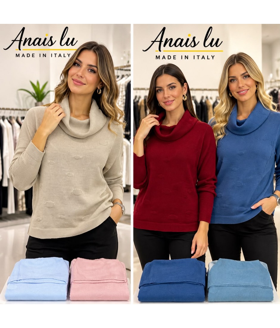 Maglia Collone AI26C440 - Anais Lu Maglieria e t-shirt donna ALAI26C440