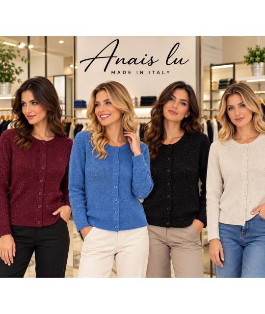 Maglia Bottoni AI26B444LX - Anais Lu Maglieria e t-shirt donna ALAI26B444LX