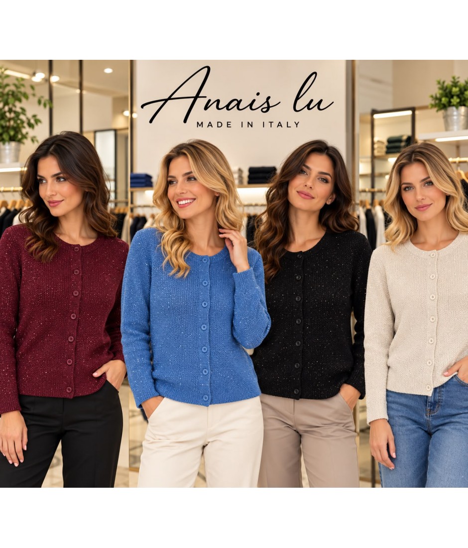 Maglia Bottoni AI26B444LX - Anais Lu Maglieria e t-shirt donna ALAI26B444LX