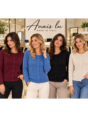 Maglia Bottoni AI26B444LX - Anais Lu Maglieria e t-shirt donna ALAI26B444LX