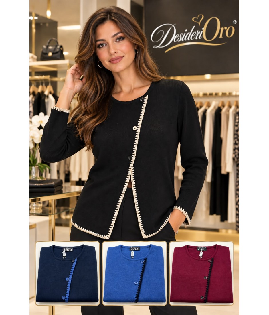 Maglia Misto Lana 9541 - Desideri Oro Maglieria e t-shirt donna DO9541