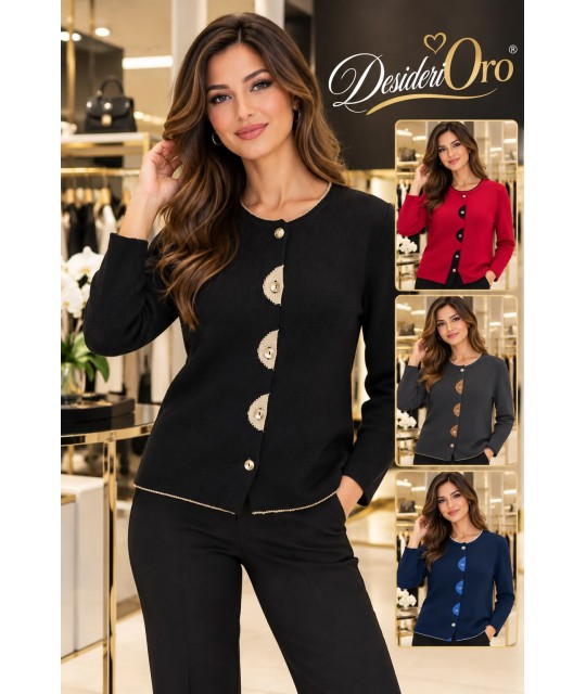 Maglia Misto Lana 9555 - Desideri Oro Maglieria e t-shirt donna DO9555