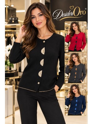 Maglia Misto Lana 9555 - Desideri Oro Maglieria e t-shirt donna DO9555