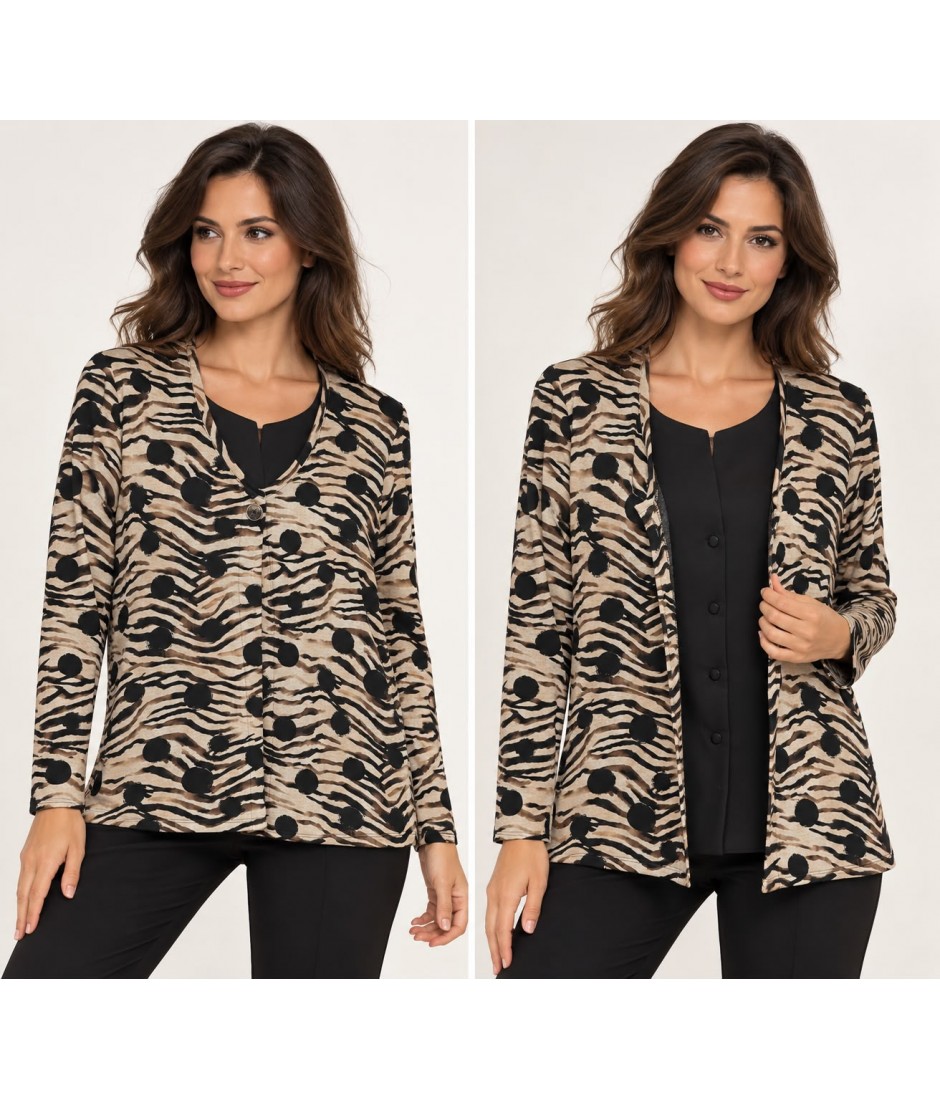 Finto Twin-set Lorena - Perla Oversize Twin-set donna POLORENA