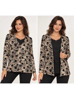 Finto Twin-set Lorena - Perla Oversize Twin-set donna POLORENA