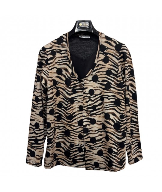 Finto Twin-set Lorena - Perla Oversize Twin-set donna POLORENA