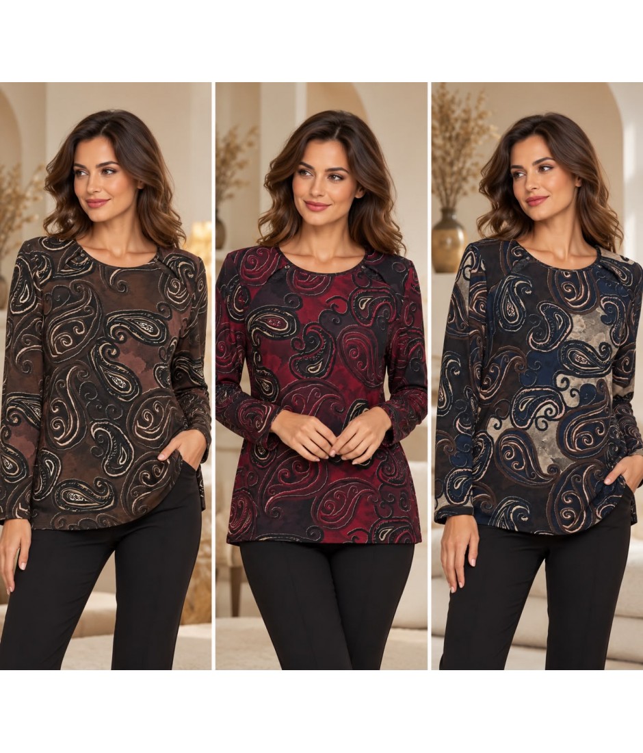 Maglia Fantasia Silvia - Perla Oversize Maglieria e t-shirt donna POSILVIA