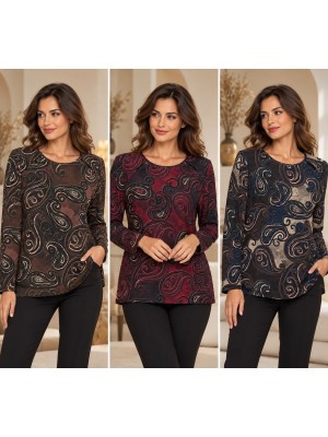 Maglia Fantasia Silvia - Perla Oversize Maglieria e t-shirt donna POSILVIA