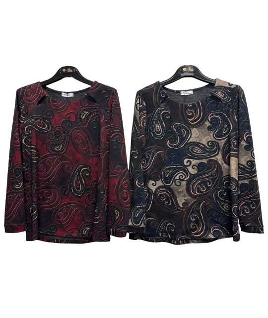 Maglia Fantasia Silvia - Perla Oversize Maglieria e t-shirt donna POSILVIA