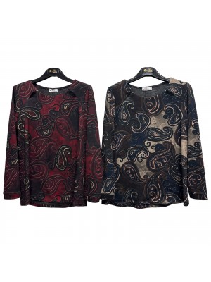 Maglia Fantasia Silvia - Perla Oversize Maglieria e t-shirt donna POSILVIA