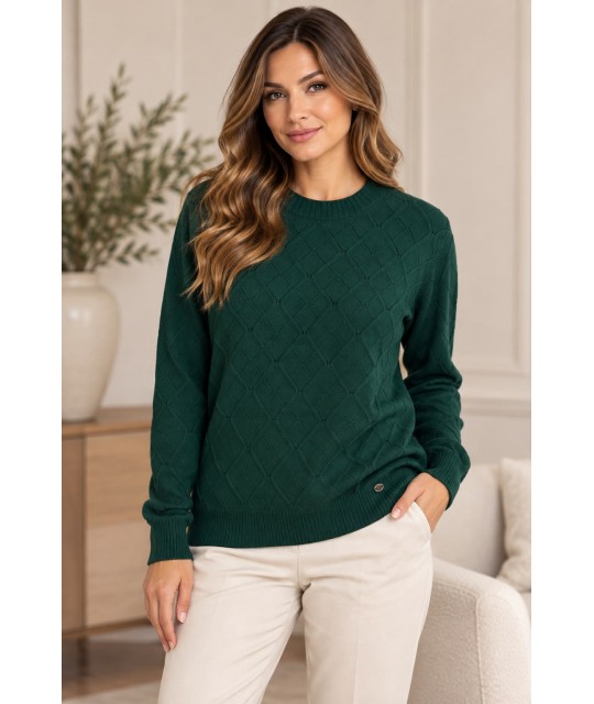Maglia Tinta Unita QJS85615 - Encaty Maglieria e t-shirt donna ECQJS85615
