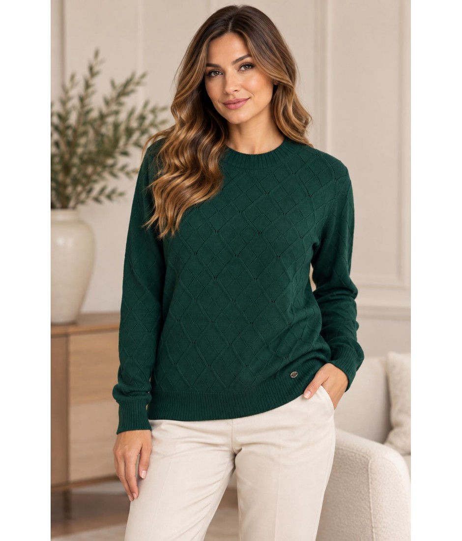 Maglia Tinta Unita QJS85615 - Encaty Maglieria e t-shirt donna ECQJS85615