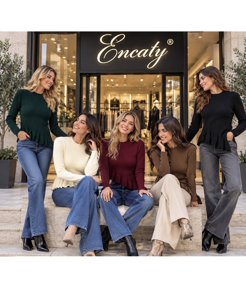 Maglia Lupetto J6032 - Encaty Maglieria e t-shirt donna ECJ6032