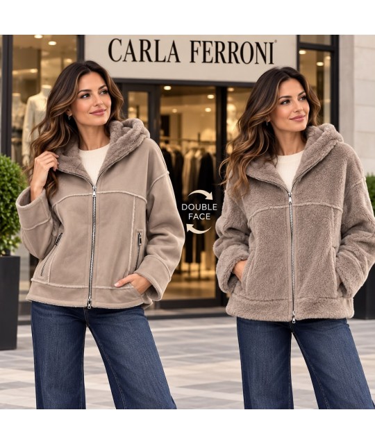 Giubbotto Reversibile 22317 - Carla Ferroni Cappotti e giubbotti CF22317