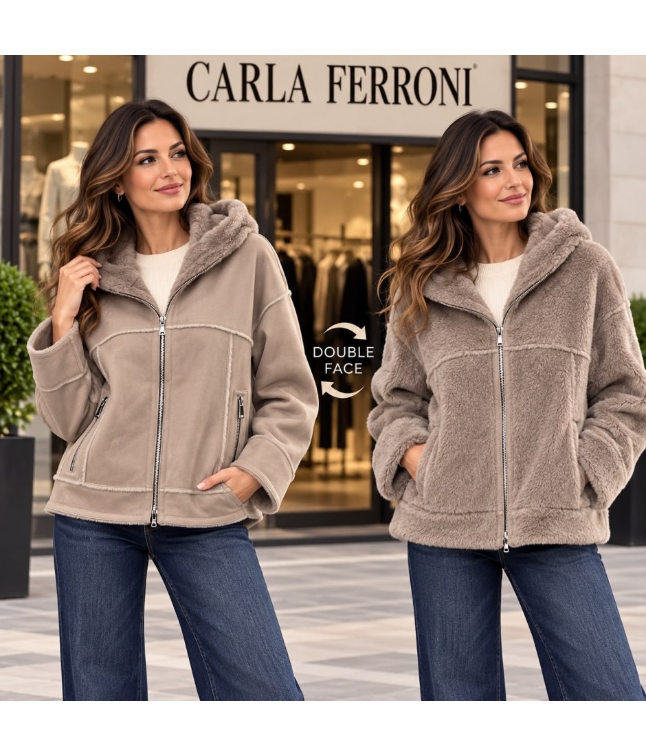 Giubbotto Reversibile 22317 - Carla Ferroni Cappotti e giubbotti CF22317